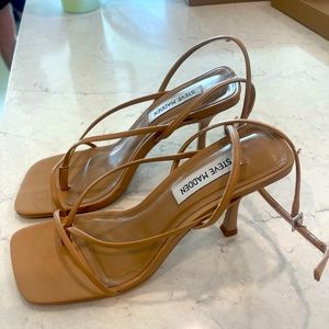 Steve Madden heels in nude- “Annie Natural” size 6.5 worn once